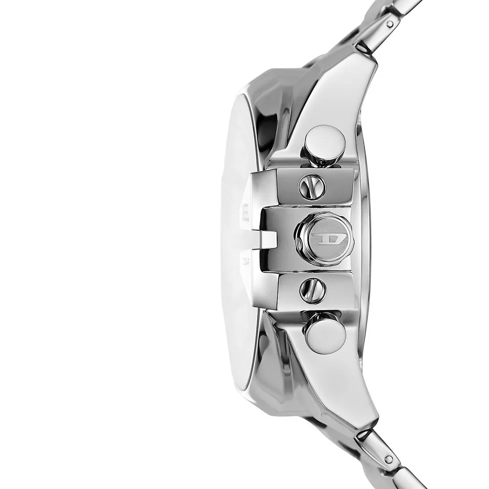 Mega Chief Analog-Digital Stainless Steel Bracelet Watch DZ4648