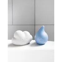 Ensemble de 2 jouets pour le bain nuage et goutte d'eau