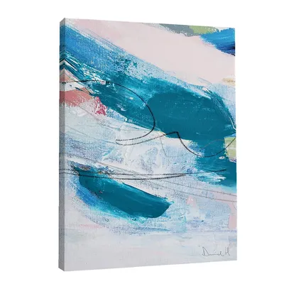 Teal Abstract Canvas Wall Art