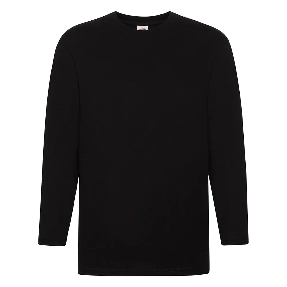 Mens Super Premium Long Sleeve Crew Neck T-shirt