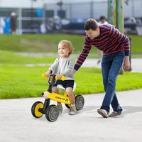 Baby Balance Bike For 1-3 Years Old Riding Toy No Pedal For Boys & Girls Yellow