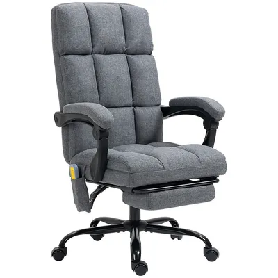 Vibration Massage Reclining Office Chair With Usb Interface