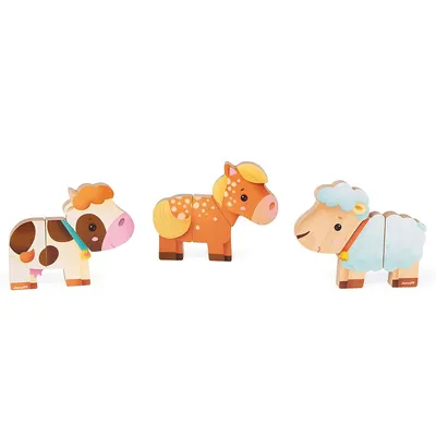 Funny Magnets Wooden Toy