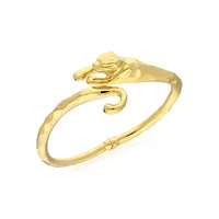 18kt Gold Plated Panther Bangle