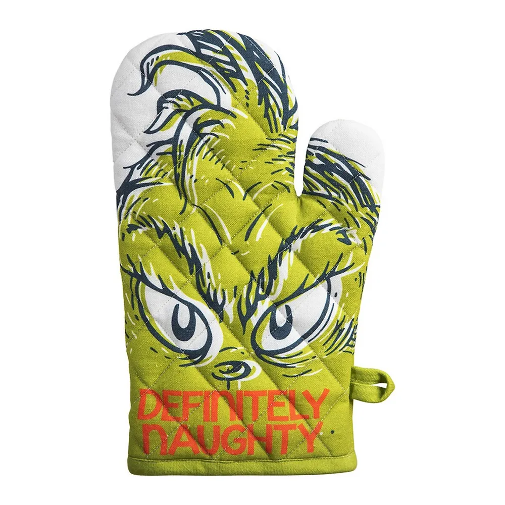 Grinch Merry Grinchmas Kitchen Oven Mitts, Pot Holder, and Towel