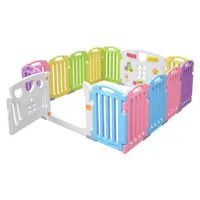 Baby Playpen Kids Playard 14 Panel Safety Activity Centre Play Yard For Home Indoor Outdoor
