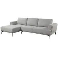 Newport Adjustable Deep Seating Sectional Sofa Nela Light Grey