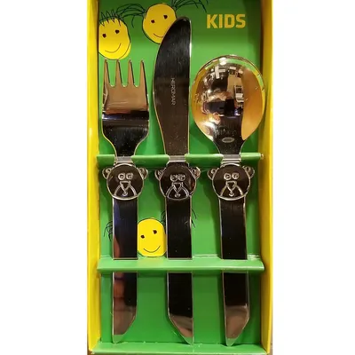 3pc Children Cutlery Set - Bear