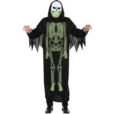 Reaper Skeleton Glow In The Dark Men Costume