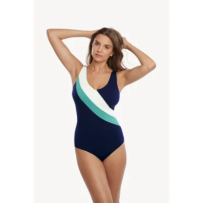 Saint Tropez Non-wired One-piece Swimsuit With Foam Cups