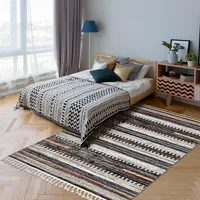 Kybella Linear Soft Striped Indoor Area Rug