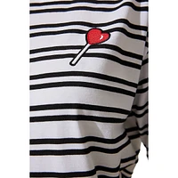 Woven Striped T-shirt