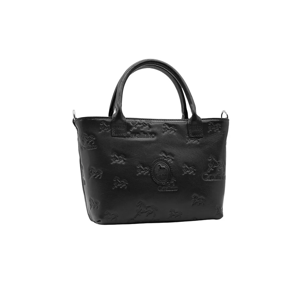 All Leather Mini Handbag With Crossbody Strap
