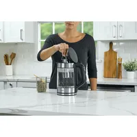 Glass Kettle With Tea Infuser, 1.7 Litre Capacity, 5 Temperature Settings, Stainless Steel
