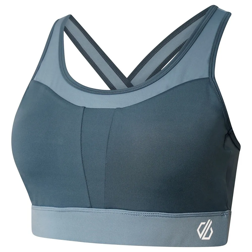 Womens/ladies Mantra Contrast Recycled Sports Bra