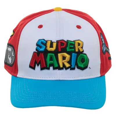 Super Mario Bros Bullet Bill Bob Omb Chain Chomp & Boo Snapback Hat