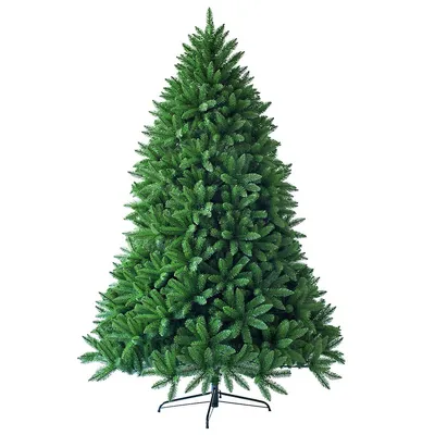 6ft Premium Hinged Artificial Christmas Fir Tree W/ 1250 Branch Tips