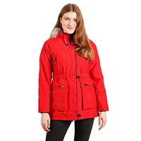 Womens Waterproof Jacket Ladies Longer Length Raincoat Caption