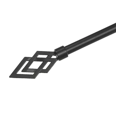 16/19mm Metal Drape Pole Set (norman - Black)