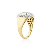 Ring With 1 Carat Tw Of Diamonds 10kt Yellow Gold