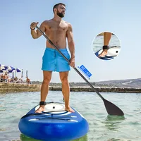 Goplus 10' Inflatable Stand Up Paddle Board W/bag Aluminum Paddle Pump