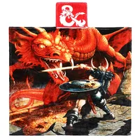 Dungeons & Dragons Original Game Cover Art "pocket Throw" Convertible Pillow/ Blanket