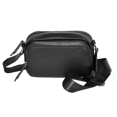 Crossbody Bag With Front Zipper Pocket