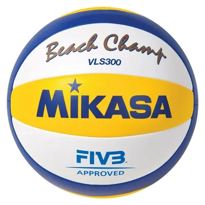 Vls300 Official Fivb Composite Beach Volleyball - Official Size 5, Blue/yellow