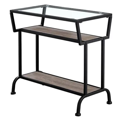 Accent Table 22" High / Tempered Glass