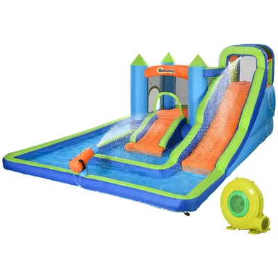 5 In 1 Inflatable Bounce House, Bouncy Castle With Blower