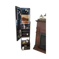 Brooks Jewelry Cabinet Armoire Stand (brown)