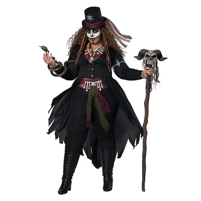 Voodoo Magic Womens Costume Plus