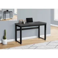Computer Desk 48"l Modern Adjustable Height Black