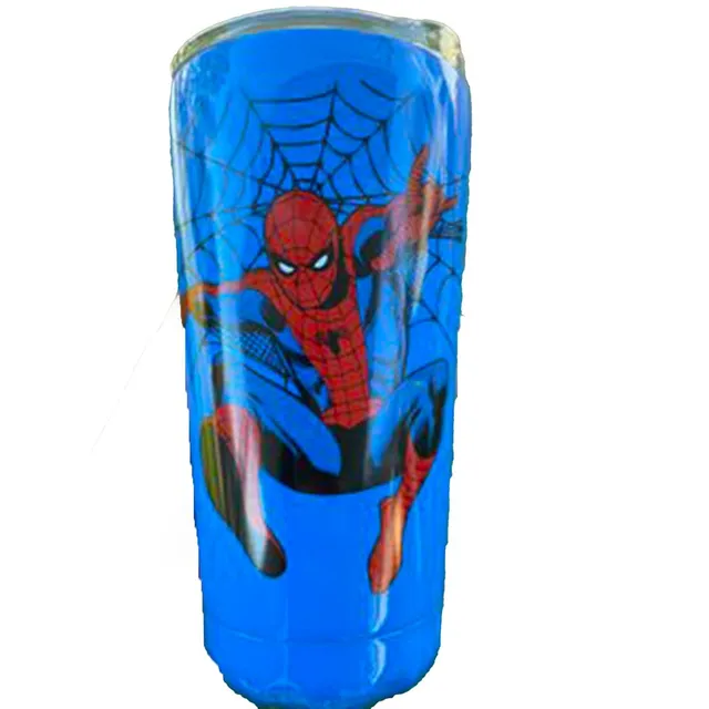 Marvel Spiderman Web Slinging 24 Oz. Single Wall Plastic Water Bottle