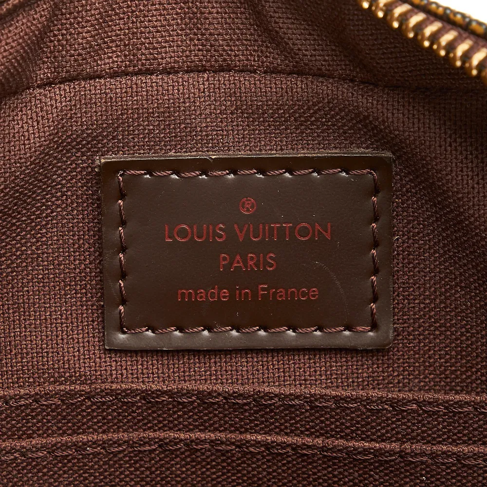 Louis Vuitton Pre-loved Damier Ebene Pochette Billets Macao