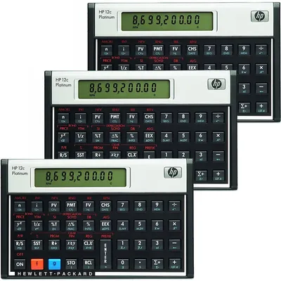12c Platinum Financial Calculator Hewf2231aa