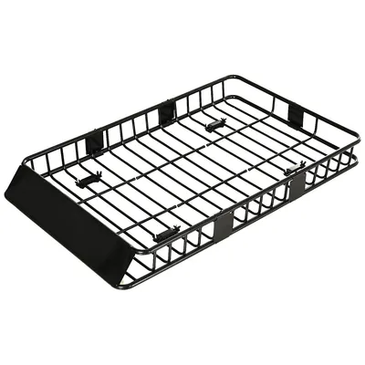 64"/43" X 39" Car Roof Rack Basket, Length Adjustable