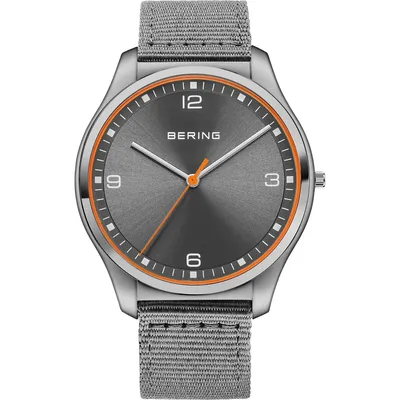 Men's Ceramic Stainless Steel Watch In Grey/grey
