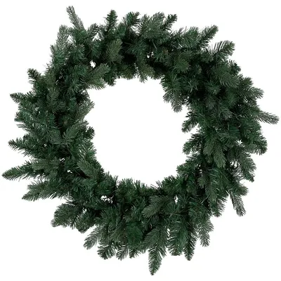 Coniferous Pine Artificial Christmas Wreath, 24-inch, Unlit