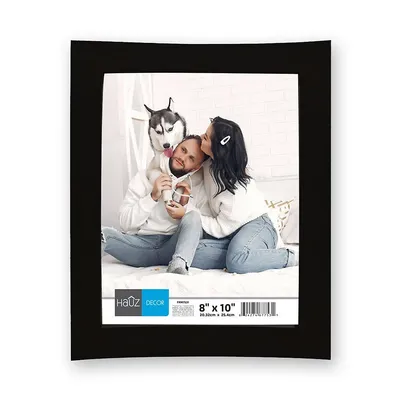 8x10 Black Curved Picture Frame