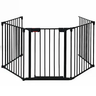 Fireplace Fence Safety Fence Hearth Gate Bbq Metal Fire Gate Pet
