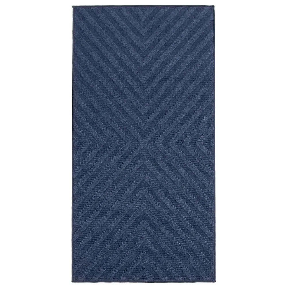Milan Washable Abstract Striped Indoor Outdoor Area Rug