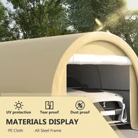 10' X 16' Carport Storage Tent Anti-uv Portable Garage