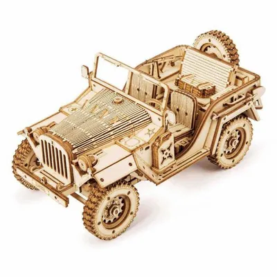 Army Field Car Mc701 -1:18 Scale Jeep Model