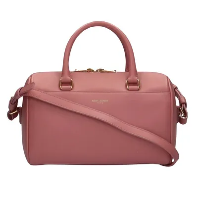 Duffle Pink Leather Shopper Bag (pre-owned)