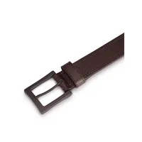 Solid Casual Belt Single Prong Buckle