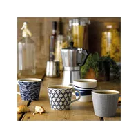 Pacific Accent Mugs Mixed Set of 6