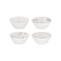 Pacific Stone 4-Piece Porcelain Cereal Bowls