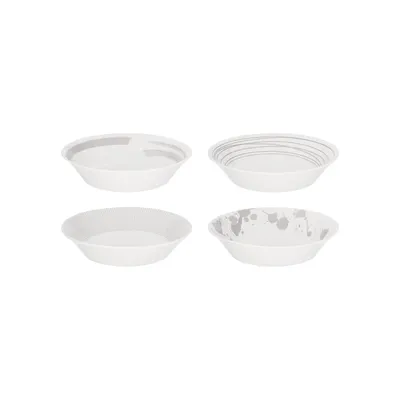 Pacific Stone 4-Piece Porcelain Pasta Bowls