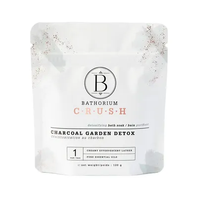 CRUSH Charcoal Garden Detox 120g-1 bath